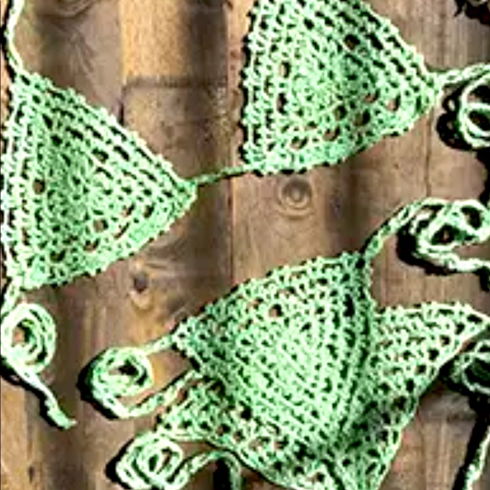 Hand Crochet Thong Bikini Set